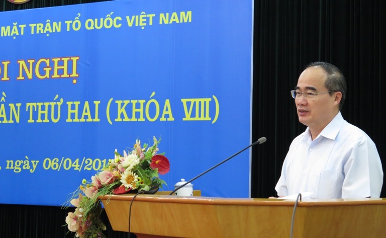 ກອງປະຊຸມຄະນະປະທານຄະນະກຳມະການສູນກາງແນວໂຮມປະເທດຊາດຫວຽດນາມ